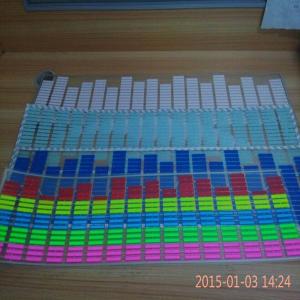 China custom el car sticker, flashing car sticker, different size sticker for car factory
