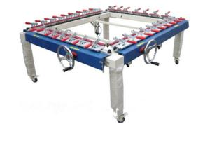 China High Precision Auxiliary Equipment Mechanical Screen Tension Machine factory