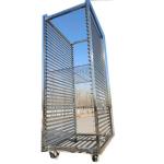304 Custom Detachable Stainless Steel Bakery Tray Trolley For Baking Bread