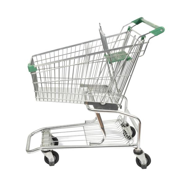 lightweight 60L American Style Shopping Cart With Bottom Frame wholesale