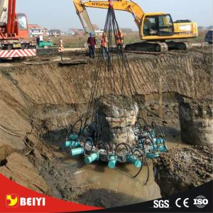 China BEIYI MK180S Round pile Hydraulic Pile Breaker cutting concrete foundation machinery pile cropper factory