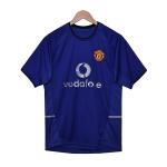 Manchester United 2002-2003 Season Retro Second Away Jersey Fans Nostalgic Style