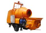 Trailer Mounted Concrete Mixer Pump Portable Cement Mini Concrete Pump Machine