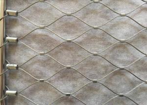 China 316L SS Wire Rope Mesh Hand Woven 1.2-3.2mm Diameter For Balustrade factory