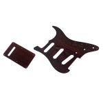 11 Holes Rosewood SSS Style Guitar Pickguard Back Plate & Screws For ST Electric