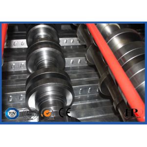 Construction Metal Deck Roll Forming Machine / Steel Rolling Machine