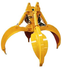China Orange Peel Mechanical Excavator Grab Bucket Q355B Material For CAT PC KOBELCO on sale