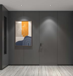 China Fadior Functionality Twilight Gray Modern Interior Door High Performance factory