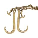 G70 Lifting Truck Winch Cable V Hooks Forged Towing Chains with Welded Chain