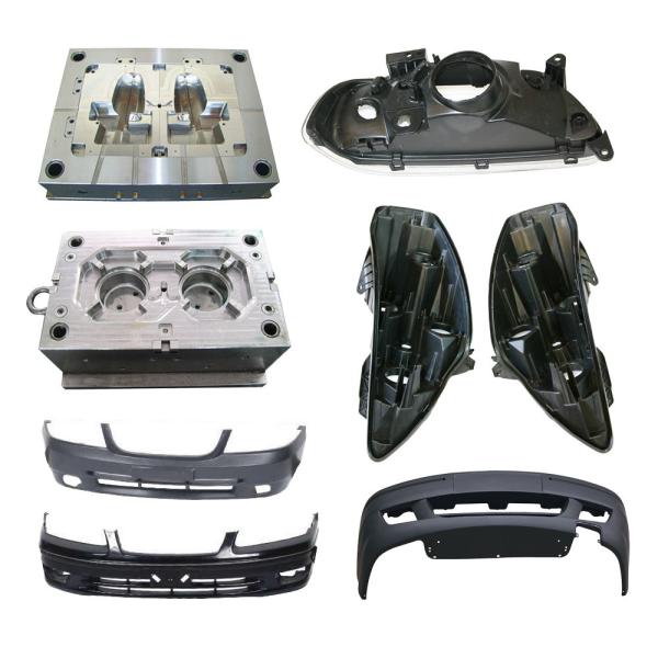 Professional Printing Injection Molding Plastic Parts for Auto Bump Grille Lamp