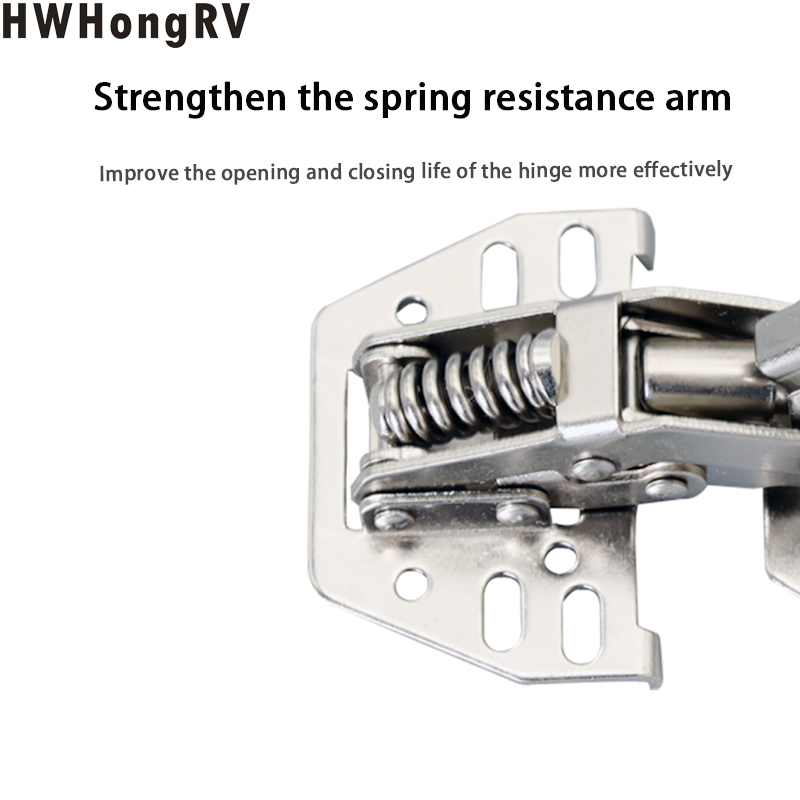 Motorhome Hydraulic Buffer Caravan Cabinet Hinge trailer door hinge for campervan door hinge with damping