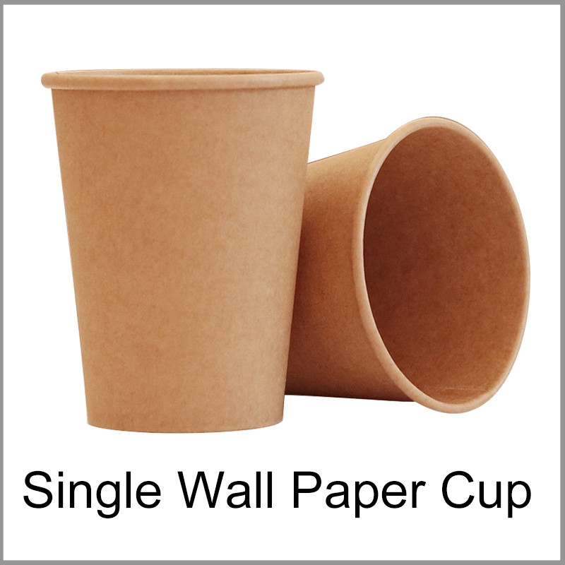 Black Coffee Cup Disposable Cup Takeaway Double Wall Coffee Paper Cups with Lid