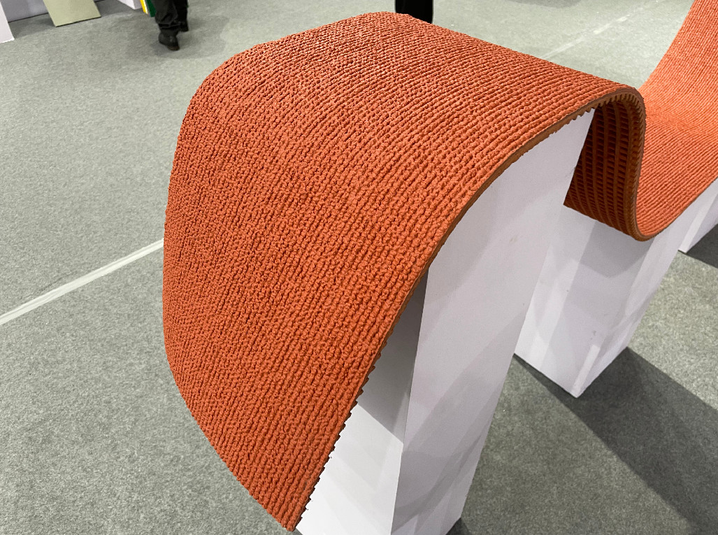 Odorless Rubber Orange Prefabricated Running Track