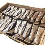 2.5CM Height Alloy Steel Excavator Bucket Teeth Stiff Forged Bucket Teeth