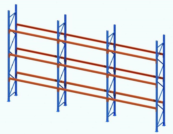 Polymer Manufacturing Heavy Duty Storage Rack 1200 Lbs Capacity 