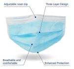 Non Sterile 3 Ply Face Mask High Filtration Efficiency For Adults