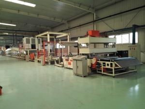 China Bitumen Carpet Backing Machine Hot - Air Circulation Oven And Auto Constant Temp factory