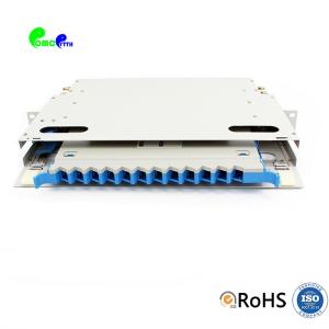 China 12F 24F Odf Fiber Optic Patch Panel Splicing Rack Mount Distribution Frame factory