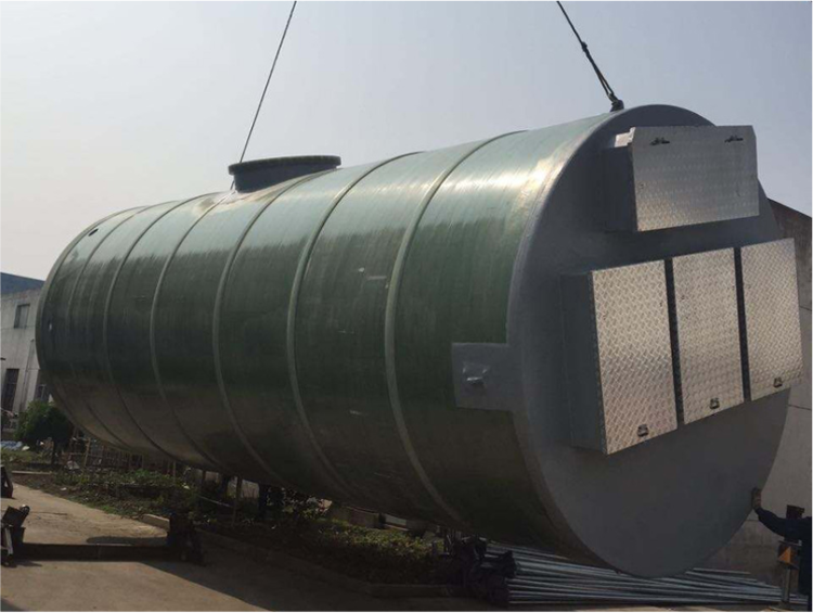 Multi Function Submersible Prefabricated Pump Station For Wastewater Treatment
