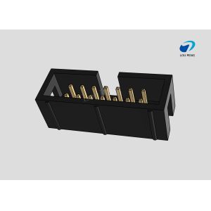 IDC Header connector, PCB Mount Receptacle, Board-to-Board, 2x7 Position, 1.27mm Pitch, Gold Flash, vertical，DIP