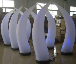 China Plastic Shell Inflatable Lighting Decoration , Inflatable Air Blower Fan factory