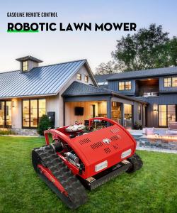 China Cutting Grass Mowing Robot 0.82 Acres Remote Control Mower 30mm Height factory