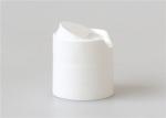 White PP Plastic Shampoo Bottle 24/410 Disc Top Cap