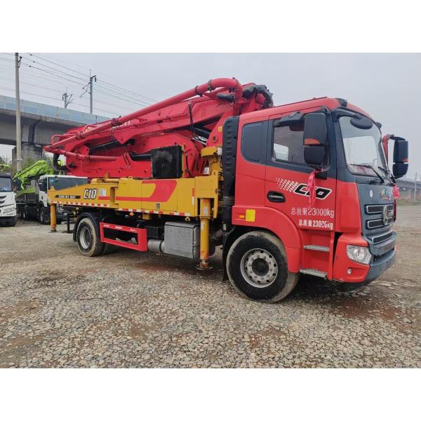 Sany concrete pump truck with excellent condition.