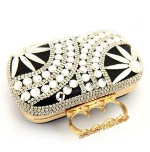 China Europe and diamond evening bag evening bag princess bride factory
