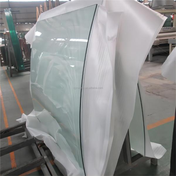 Interior and Exterior Balustrades Custom Made Curved Tempered Laminated Glass