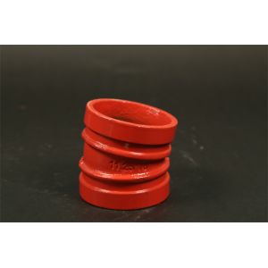 Polished Finish Grooved Pipe Connections Threaded 90° Elbows