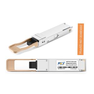 China 200GBASE-SR4 QSFP56 200G Optical Transceiver Max 100m Link Length On OM4 Fiber factory
