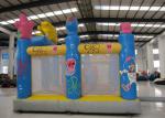 Amusement Park Kids Inflatable Bounce House Digital Printing Fireproof Material