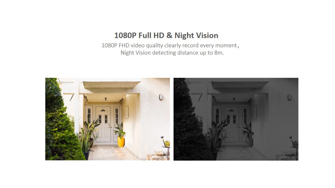 Smart Wireless Battery Doorbell Camera(E93EH22)
