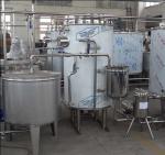 SUS 304 Juice Processing Equipment steam heating mixing line