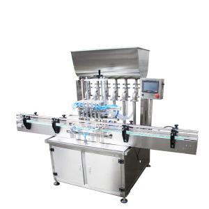 China Professional Shampoo Lotion Automatic Bottle Filling Machine U Shape Cosmetic Liquid Soap Filling Machine factory