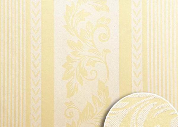 Natural Materials Low Price Wallpaper , Yellow Striped Wallpaper For Living