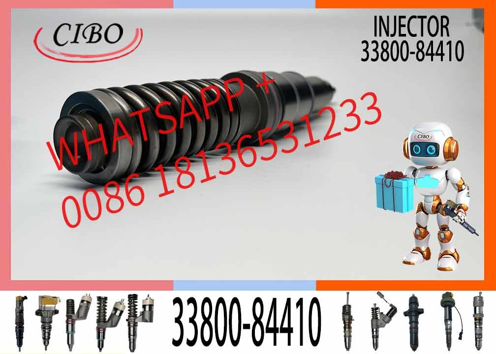 Common Rail Injector 33800-84400 33800-84410 3380084400 BEBE4C09101 for Hyundai Truck D6CB Diesel Engine