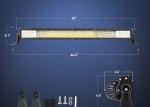 High Power Led Off Road Driving Lights Aluminum 6063 Stainless Steel Material