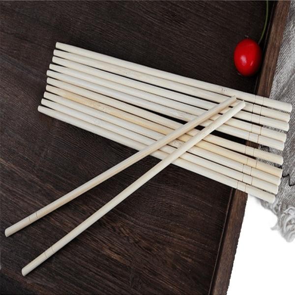 China Customized Round Bamboo Chopsticks Household Restaurant Eco Friendly Chopsticks factory