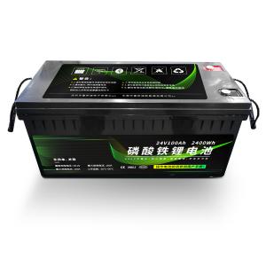 China 2400Wh 24V LiFePO4 Lithium Battery Pack 100ah Durable For Industrial factory