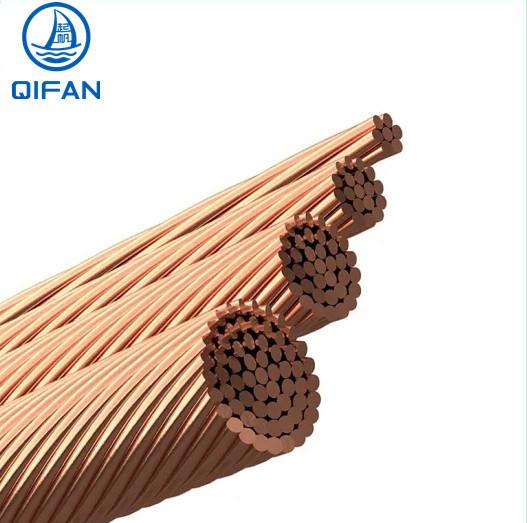 Aac All Aluminum Conductor 10 AWG 8 AWG 6 AWG Bcc Stranded Bare Copper Conductor