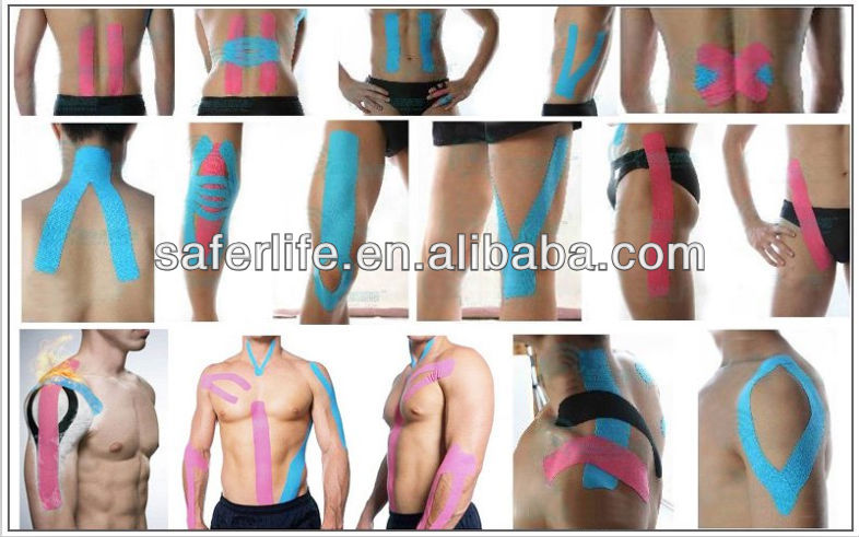 Kinesiology Water Proof Pre-Cut Therapy Tape For Athletic Sports Health Care