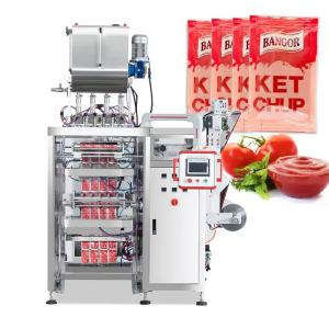 China Touch Screen Sachet Packing Machine Automatic And Speed 30-50bags/Min 380V factory