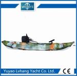 Plastic Fishing Sit On Top Kayak 5mm Hull Thickness Extremely Stable For