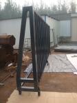 Customized Black Zinc Steel Metal Garrison Fence Panels Maintenance Free
