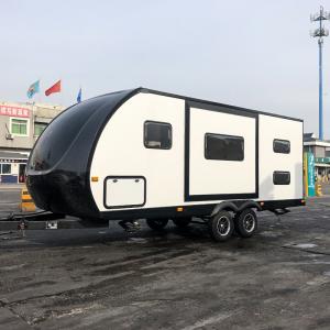 China Exterior Length 4-12m Caravan Travel Trailer 6000Lbs Enclosed Trailer Camper on sale