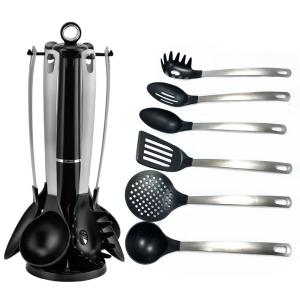 China Non-Stick 7PCS Nylon Kitchen Utensils with Stainless Steel Handle factory