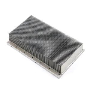 China Electronic Devices Skived Fin Heat Sink With Anodized Treatment factory