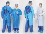 SBPP Ultrasonic Disposable Sterile Gowns For Health Care Center CE / ISO